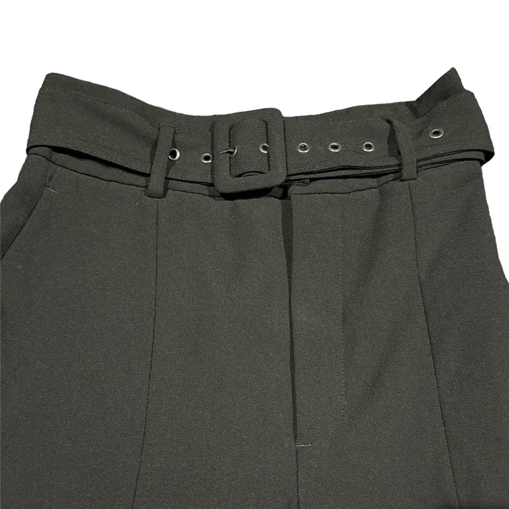 Zara belted black pants Small - Picture 4 of 6